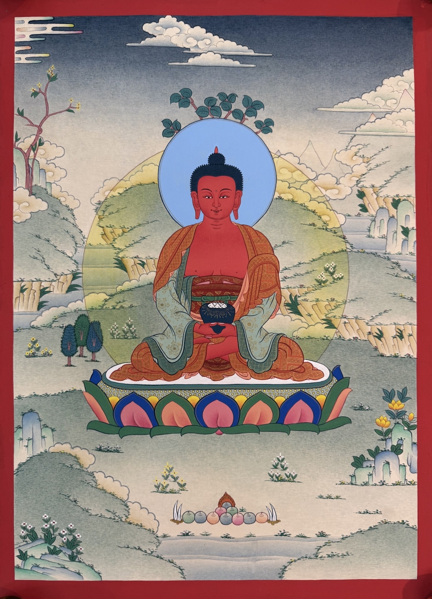 Amitabha Buddha Thangka - Click Image to Close