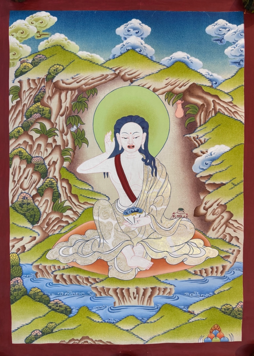 Milarepa Thangka - Click Image to Close