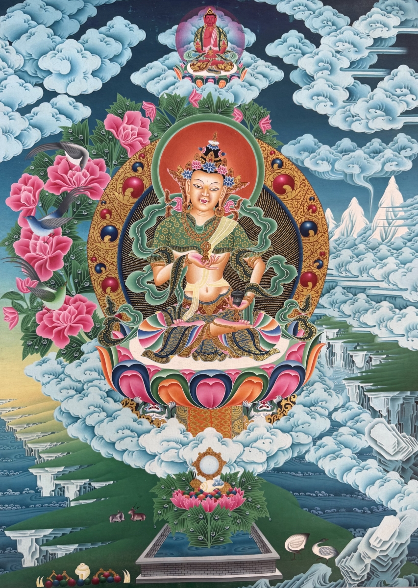 Vajrasattva Thangka - Click Image to Close