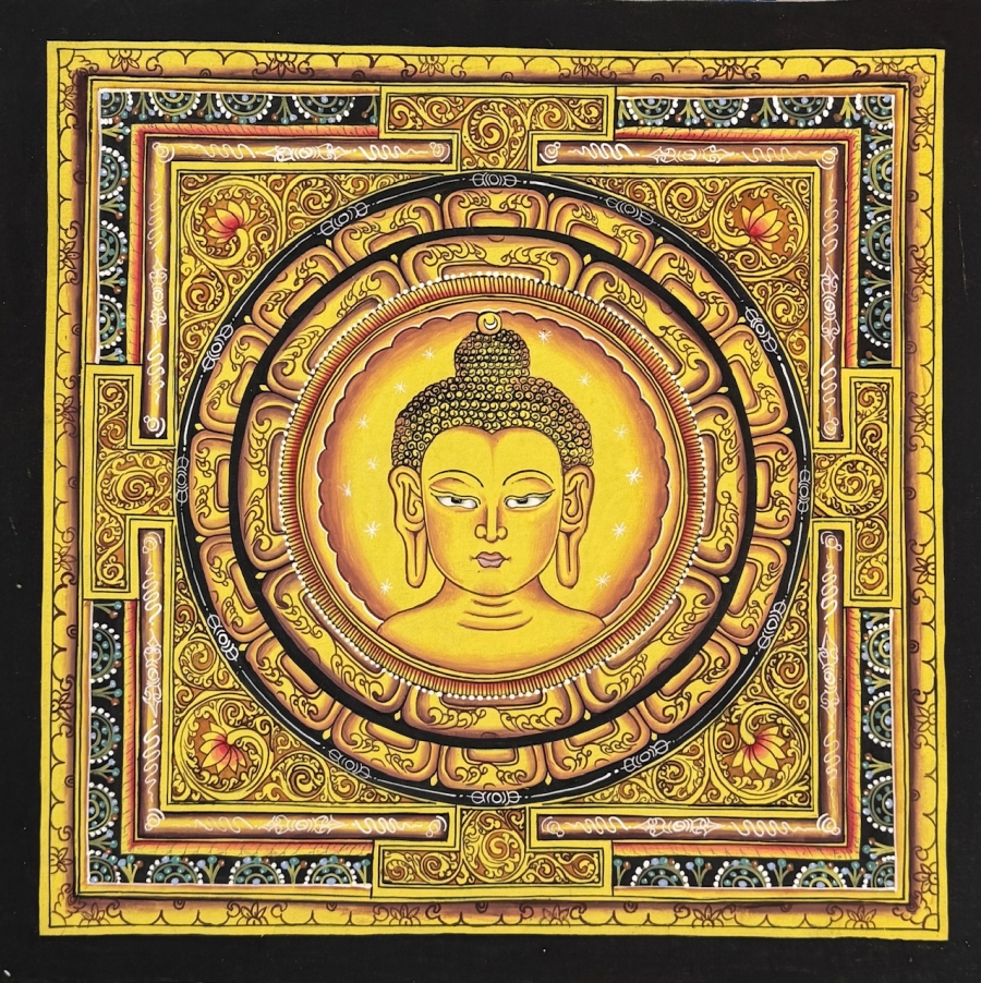 Buddha Mandala Thangka - Click Image to Close